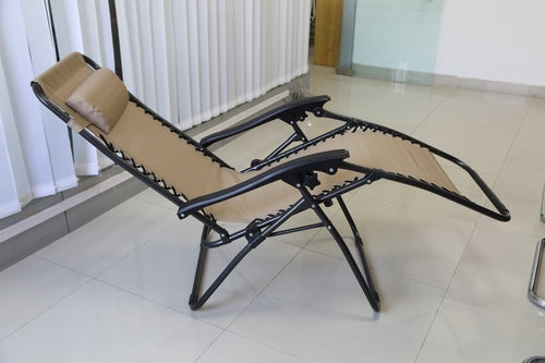 2Packs Zero Gravity Lounge Chair With Dual Side Tray Stress Relief